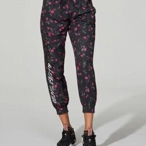 NWT Pam & Gela Neon Ditsy U20 Track Pants XS